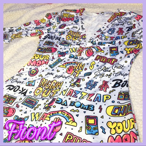 💕”Boo-ya!” Multicolored Onesie💕 - Picture 2 of 16